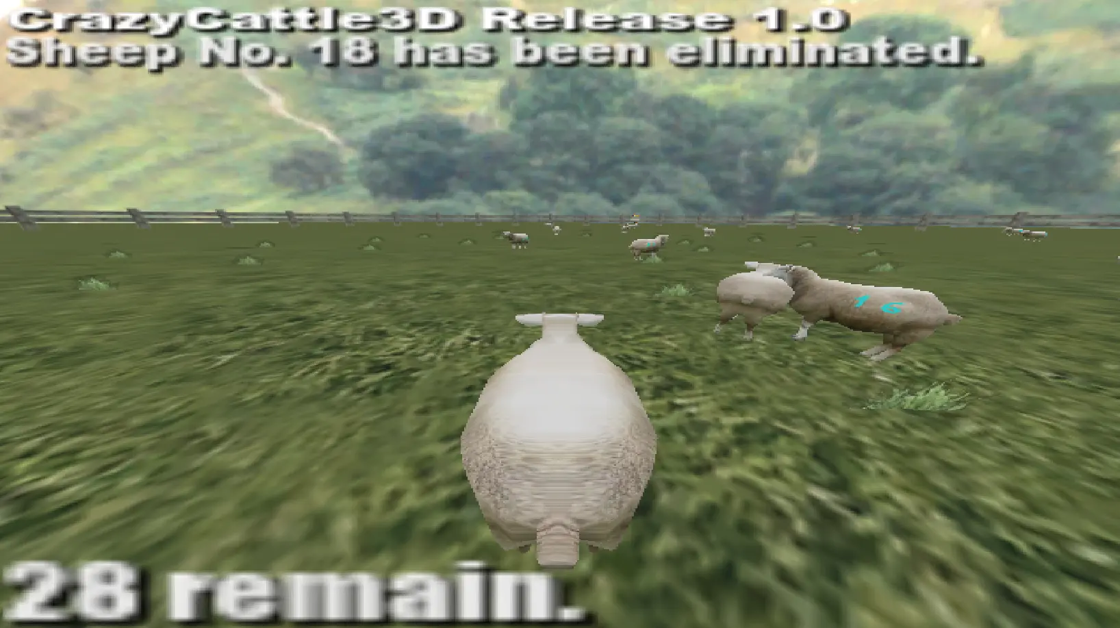 Crazy Cattle 3D Ireland Map - Sheep Game Environment